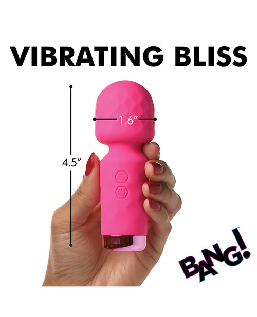 Bang! 10X Mini Silicone Wand - Pink