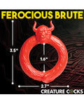 creature-cocks-beast-mode-silicone-cock-ring-red image