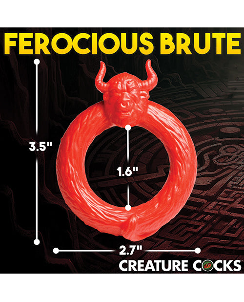 creature-cocks-beast-mode-silicone-cock-ring-red image