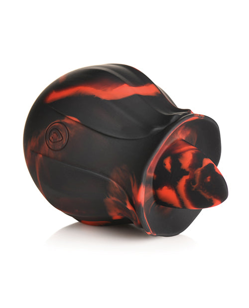 bloomgasm-the-rose-fondle-10x-massaging-clit-stimulator-black image