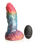 creature-cocks-rainbow-phoenix-vibrating-dildo-wremote-control-rainbow image