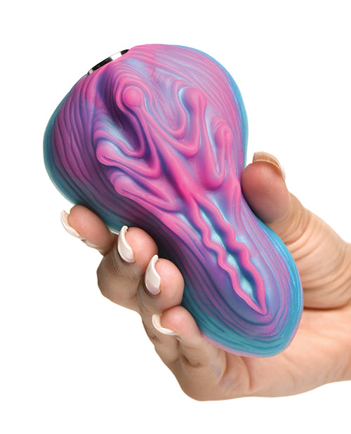 creature-cocks-vulvaron-vibrating-silicone-grinder-wremote-control-pinktealpurple image