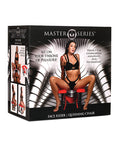 Master Series Face Rider Queening Chair - Black/Red - High Freight Costs