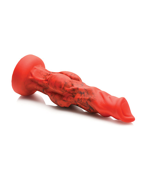 creature-cocks-fire-hound-silicone-dildo-small-red image