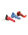 creature-cocks-hell-hound-lord-kraken-king-cobra-silicone-key-chain-set-pack-of-3-multi-color image