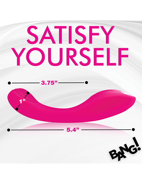 Bang! G-Spot Silicone Vibrator - Pink