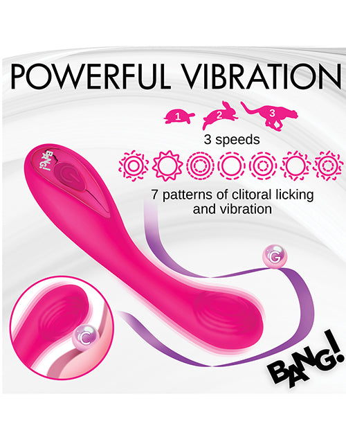 Bang! G-Spot Silicone Vibrator - Pink