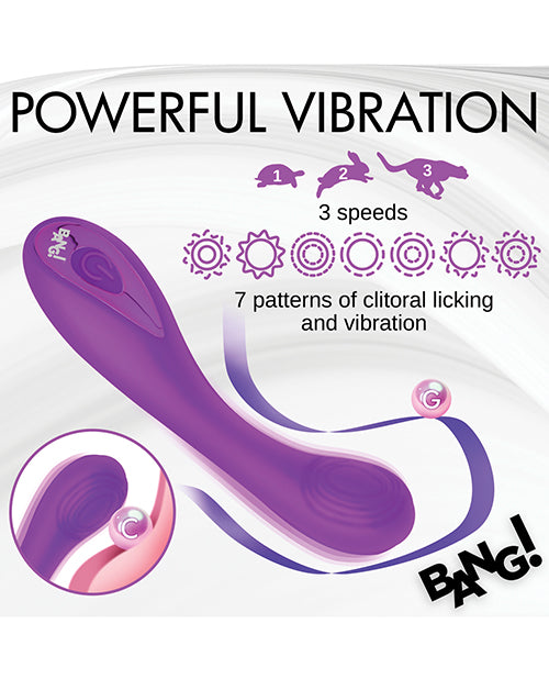 Bang! G-Spot Silicone Vibrator - Purple