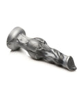 creature-cocks-night-prowler-silicone-dildo-large-blacksilver image