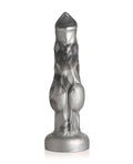 creature-cocks-night-prowler-silicone-dildo-medium-blacksilver image