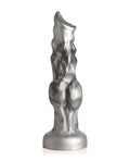creature-cocks-night-prowler-silicone-dildo-medium-blacksilver image
