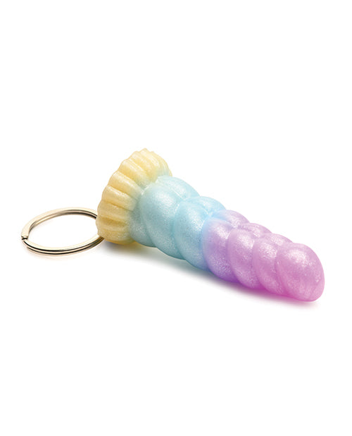 creature-cocks-mystique-unicorn-silicone-key-chain-multi-color image