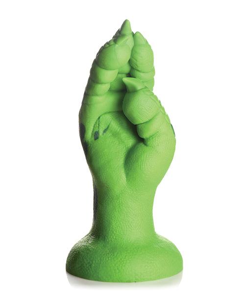 creature-cocks-raptor-claw-fisting-silicone-dildo-green image