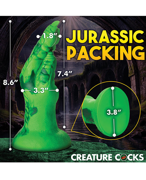 creature-cocks-raptor-claw-fisting-silicone-dildo-green image