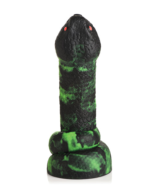 creature-cocks-python-silicone-dildo-blackgreen image