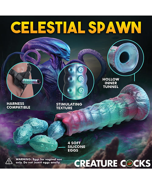 creature-cocks-galactic-breeder-ovipositor-silicone-dildo-weggs-multi-color image