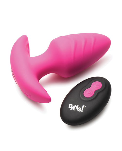 bang-rotating-vibrating-tapered-butt-plug-wremote-pink image