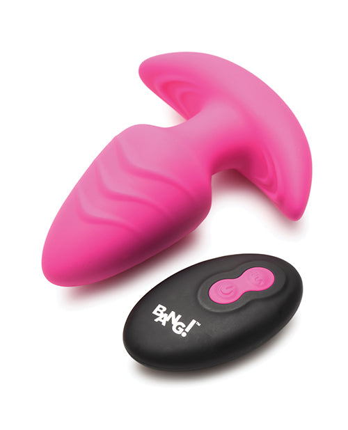 bang-rotating-vibrating-tapered-butt-plug-wremote-pink image