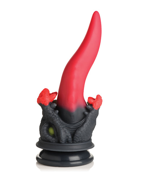 creature-cocks-dragon-roar-silicone-dildo-redblack image