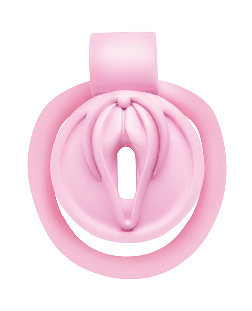 master-series-pussification-vulva-locking-chastity-cage-pink image