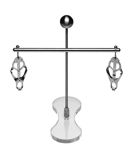 master-series-tower-of-pain-nipple-clamps-silver image