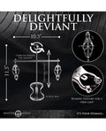 master-series-tower-of-pain-nipple-clamps-silver image