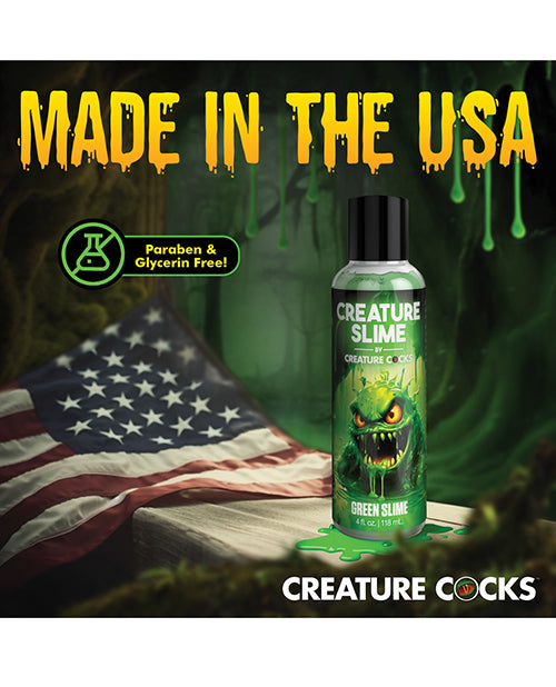 Creature Cocks - Creature Slime Green Slime Water-Based Lubricant 4 oz