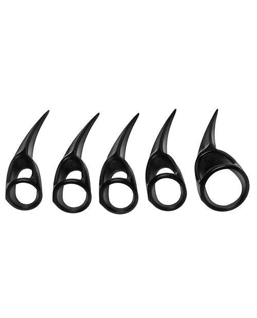 master-series-talons-sensation-play-rings-10-pc-set-black image
