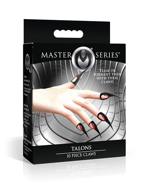 master-series-talons-sensation-play-rings-10-pc-set-black image