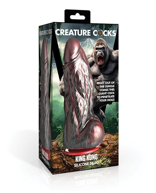 creature-cocks-king-kong-silicone-dildo-redgray image