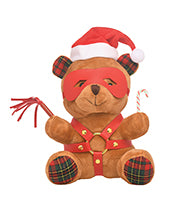 Master Series Holiday Bondage Teddy Bear Plush - Brown