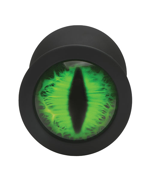 Creature Eye Green Eye Silicone Butt Plug - Large
