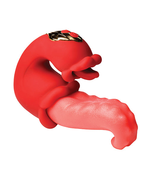 Lickgasm Lick Lasher Licking Vibrator - Red