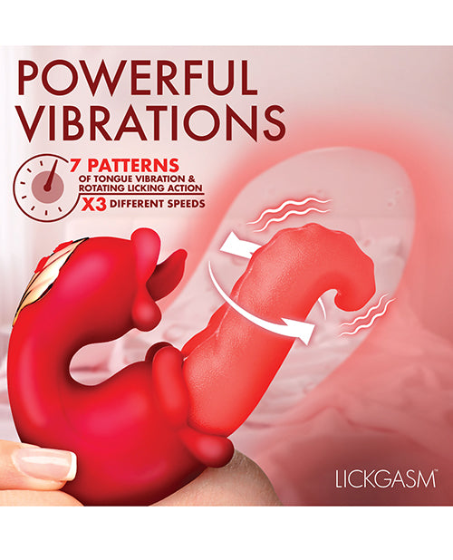 Lickgasm Lick Lasher Licking Vibrator - Red