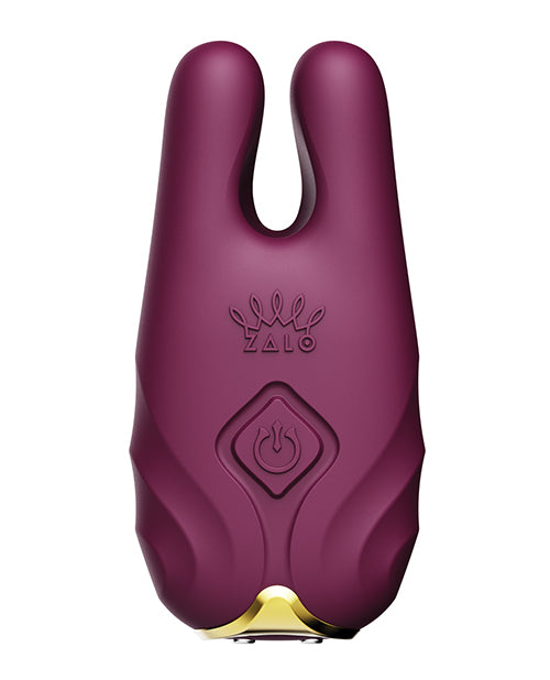 zalo-nave-vibrating-nipple-clamps-velvet-purple image