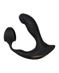 zero-tolerance-strapped-tapped-rechargeable-prostate-vibrator-black image
