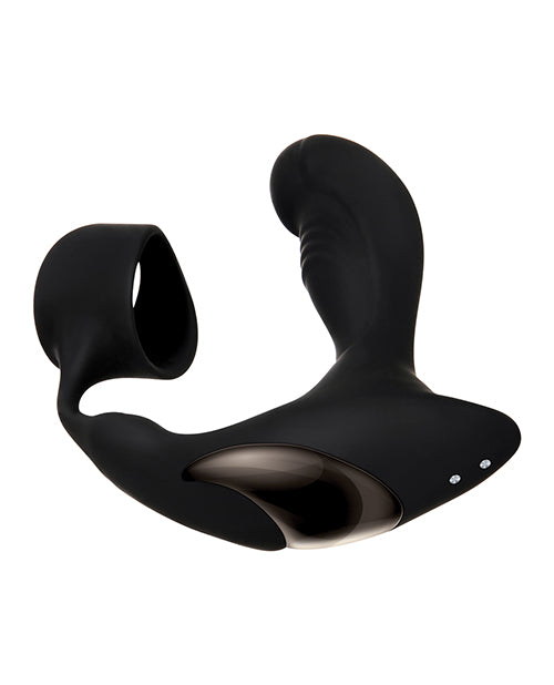 zero-tolerance-strapped-tapped-rechargeable-prostate-vibrator-black image