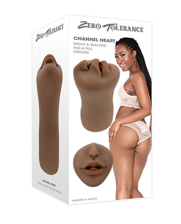 Zero Tolerance Channel Heart Movie & Realistic Kiss & Tell Stroker