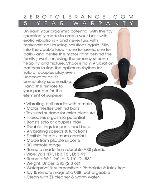 zero-tolerance-vibrating-ball-cradle-wremote-black image